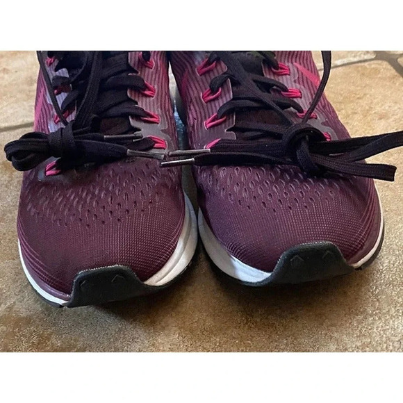 Nike Zoom Pegasus 34 Womens US 7.5 Athletic Lace Up Running Sneakers Preowned - Picture 5 of 12
